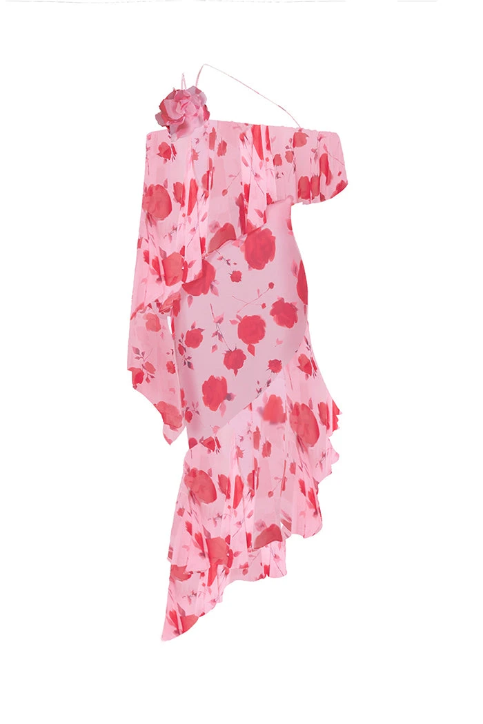 Rasario Floral Dress – couture evening dress