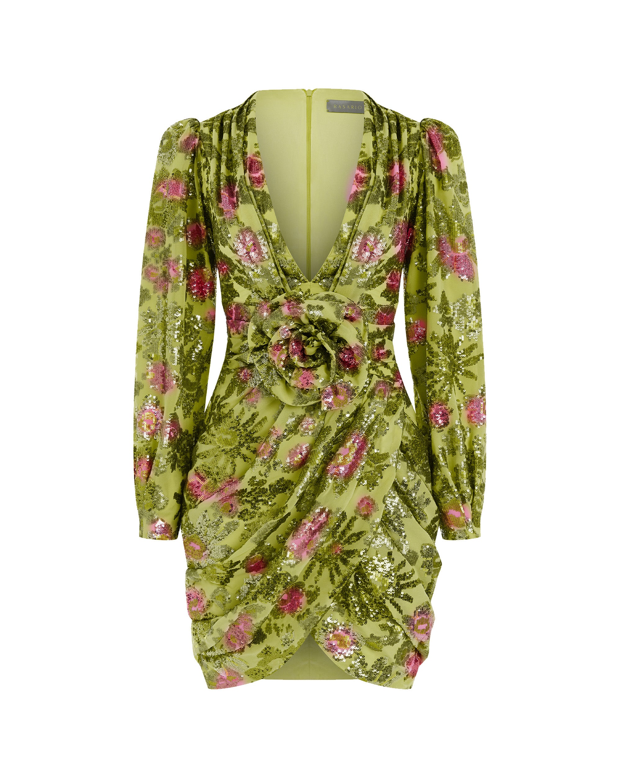 Rasario Floral Dress – couture evening dress