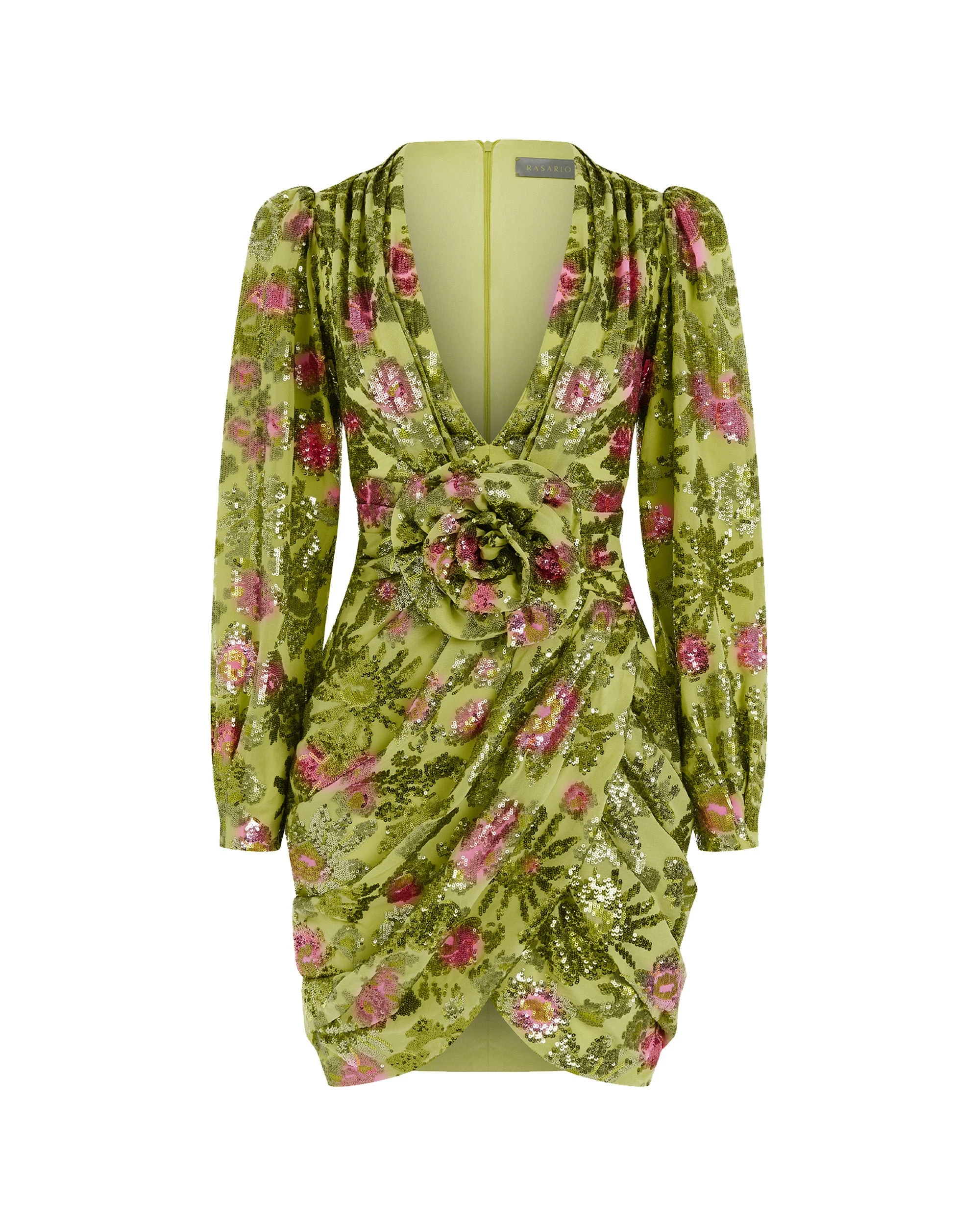 Rasario Floral Dress – couture evening dress