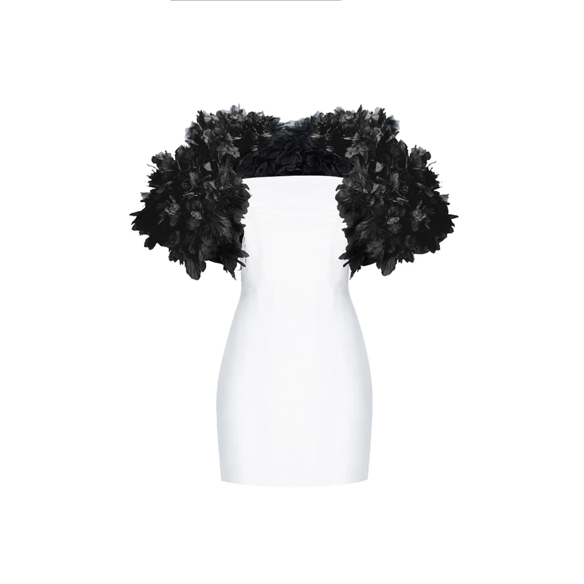 Rasario Crepe Dress – couture evening dress