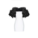 Rasario Crepe Dress – couture evening dress