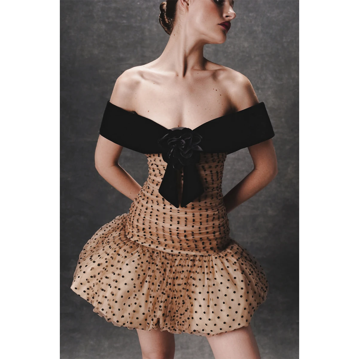 Rasario Mini Dress – couture evening dress