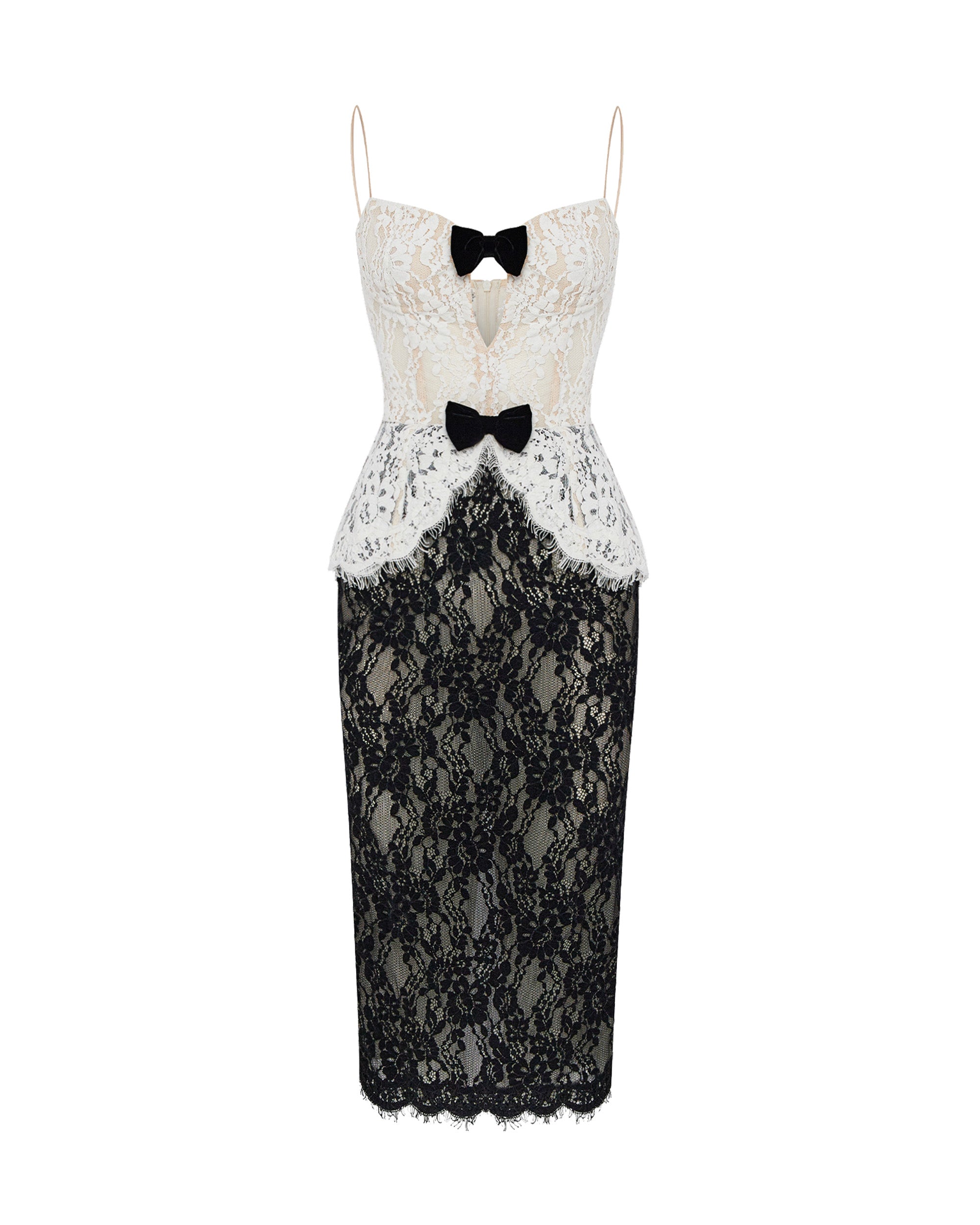 Rasario Lace Dress – couture evening dress
