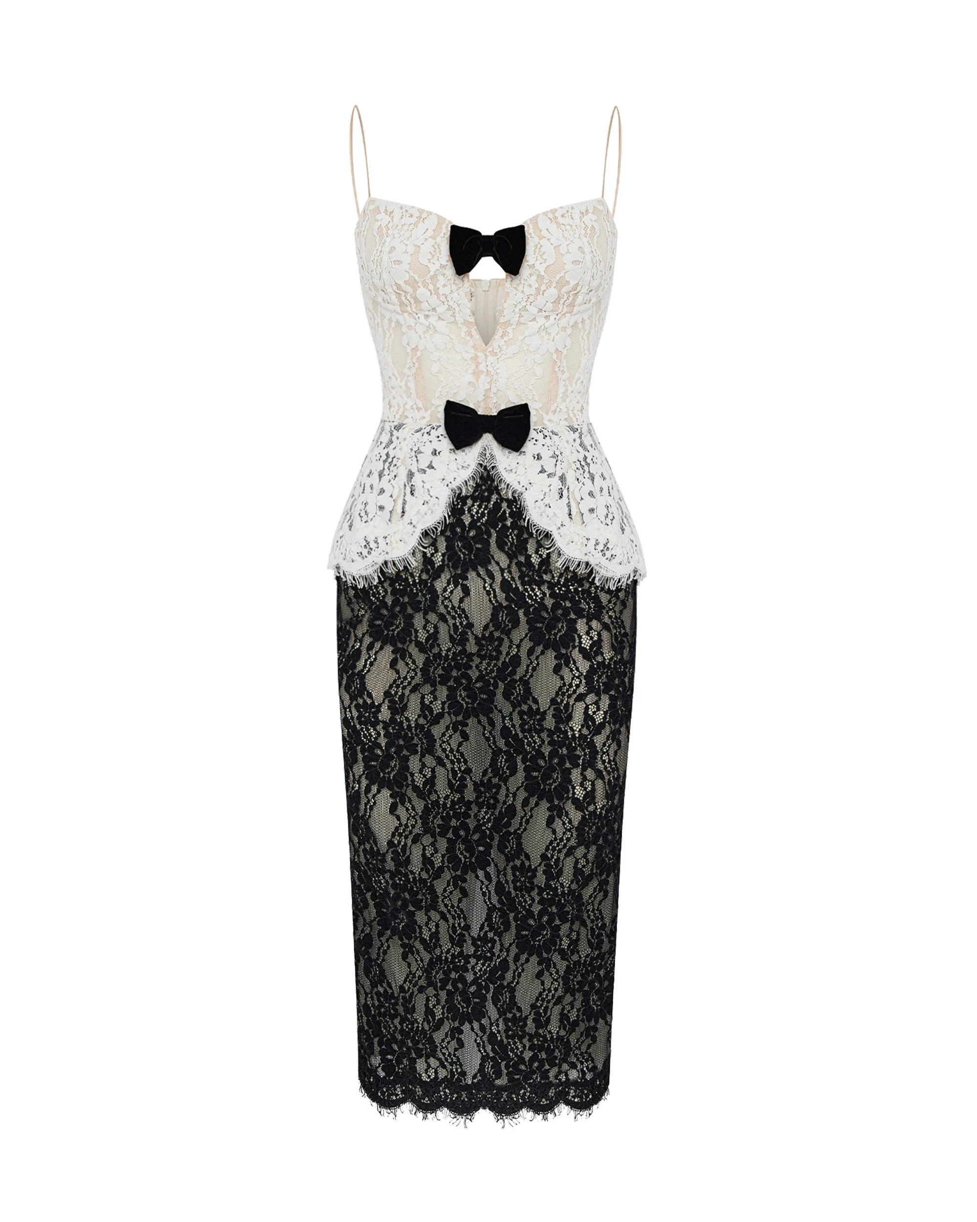 Rasario Lace Dress – couture evening dress