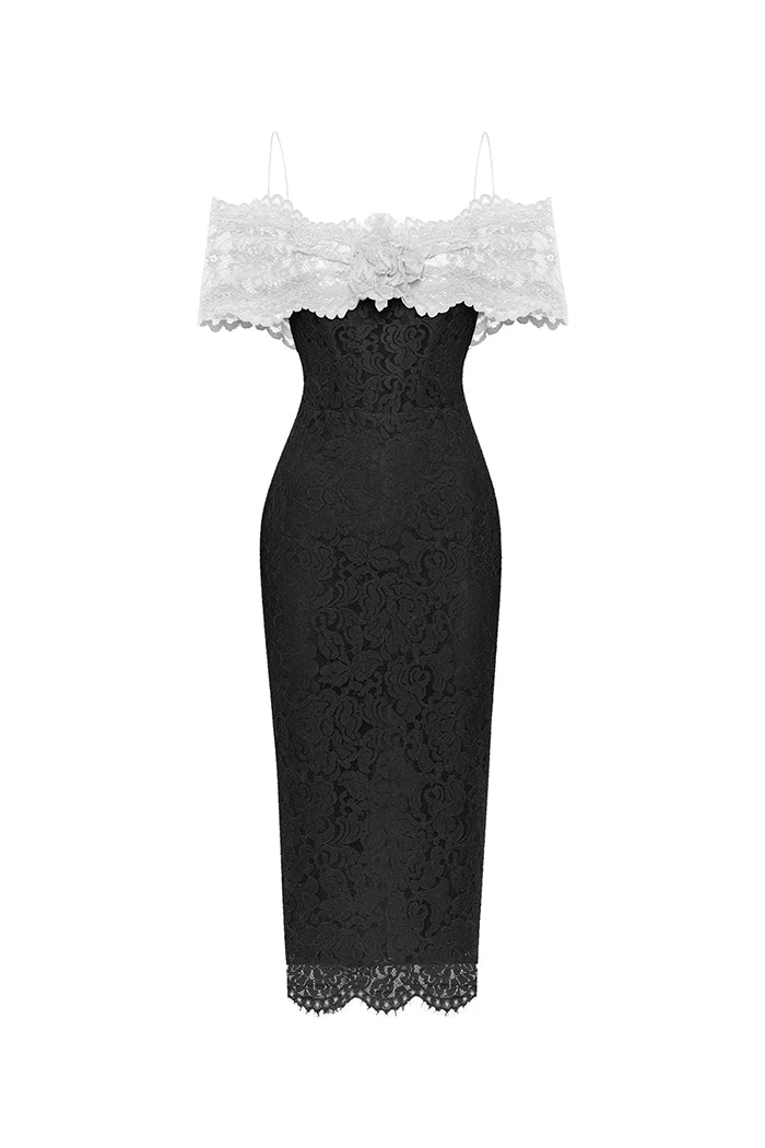 Rasario Lace Dress – couture evening dress