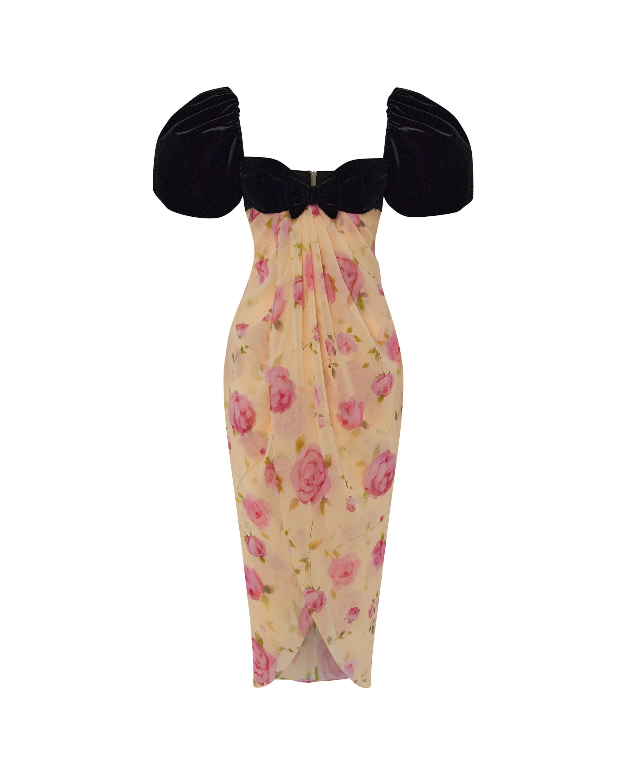 Rasario Floral Dress – couture evening dress