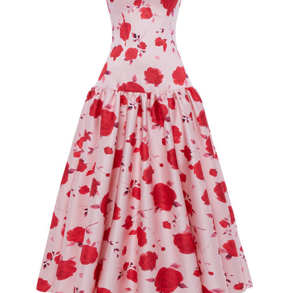 Rasario Floral Dress – couture evening dress