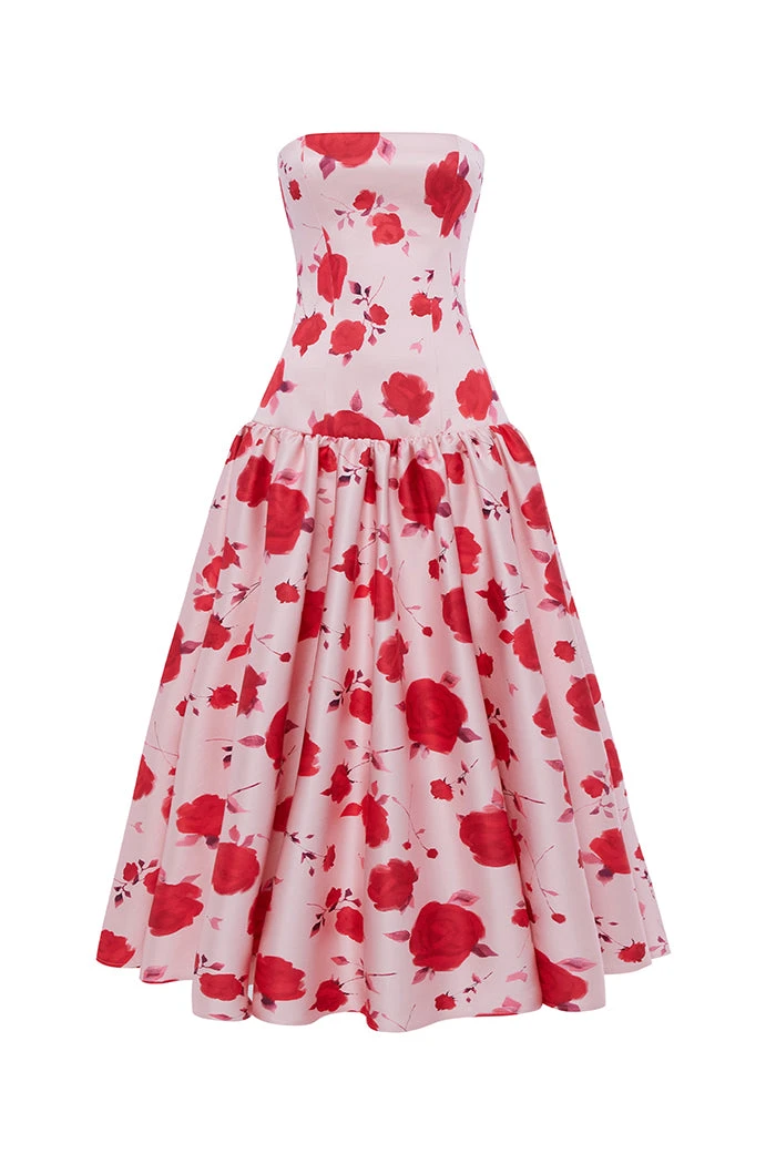 Rasario Floral Dress – couture evening dress