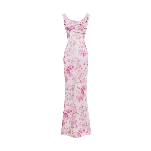 Rasario Floral Dress – couture evening dress