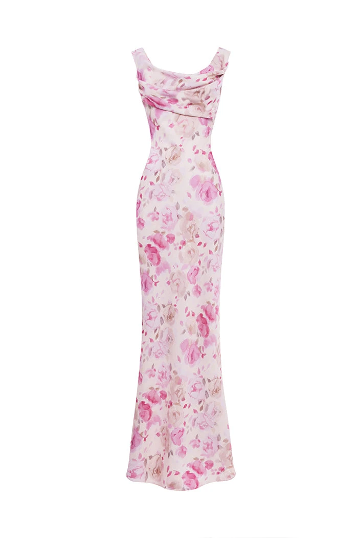 Rasario Floral Dress – couture evening dress