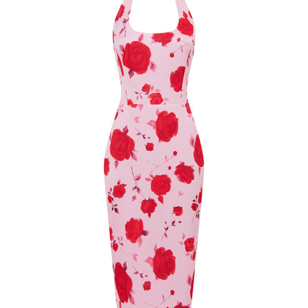 Rasario Floral Dress – couture evening dress