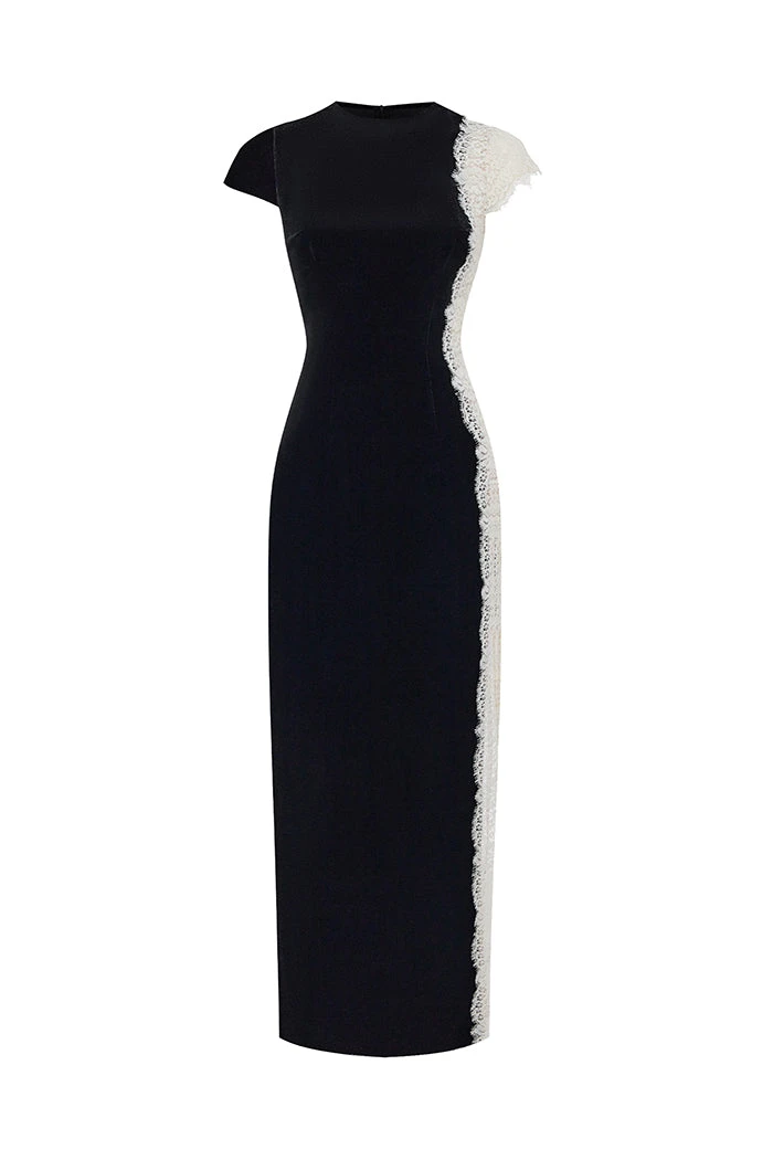 Rasario Velvet Dress – couture evening dress