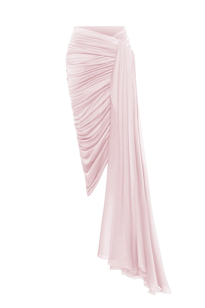 Rasario Draped Skirt – couture evening dress