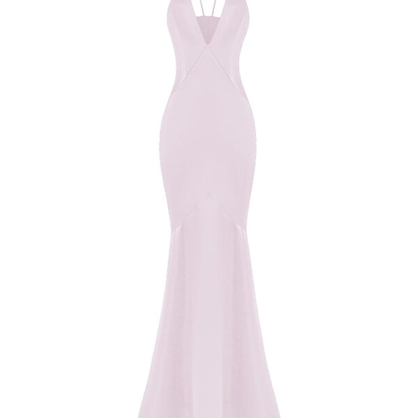 Rasario Satin Dress – couture evening dress
