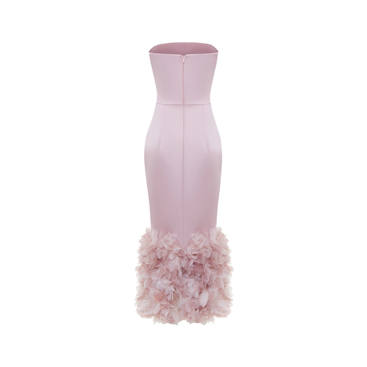 Rasario Satin Dress – couture evening dress