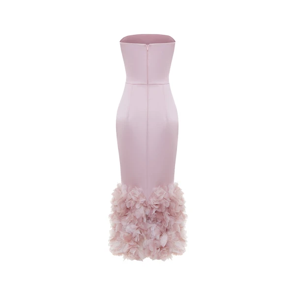 Rasario Satin Dress – couture evening dress