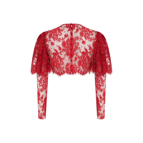 Rasario Lace Top – couture evening dress