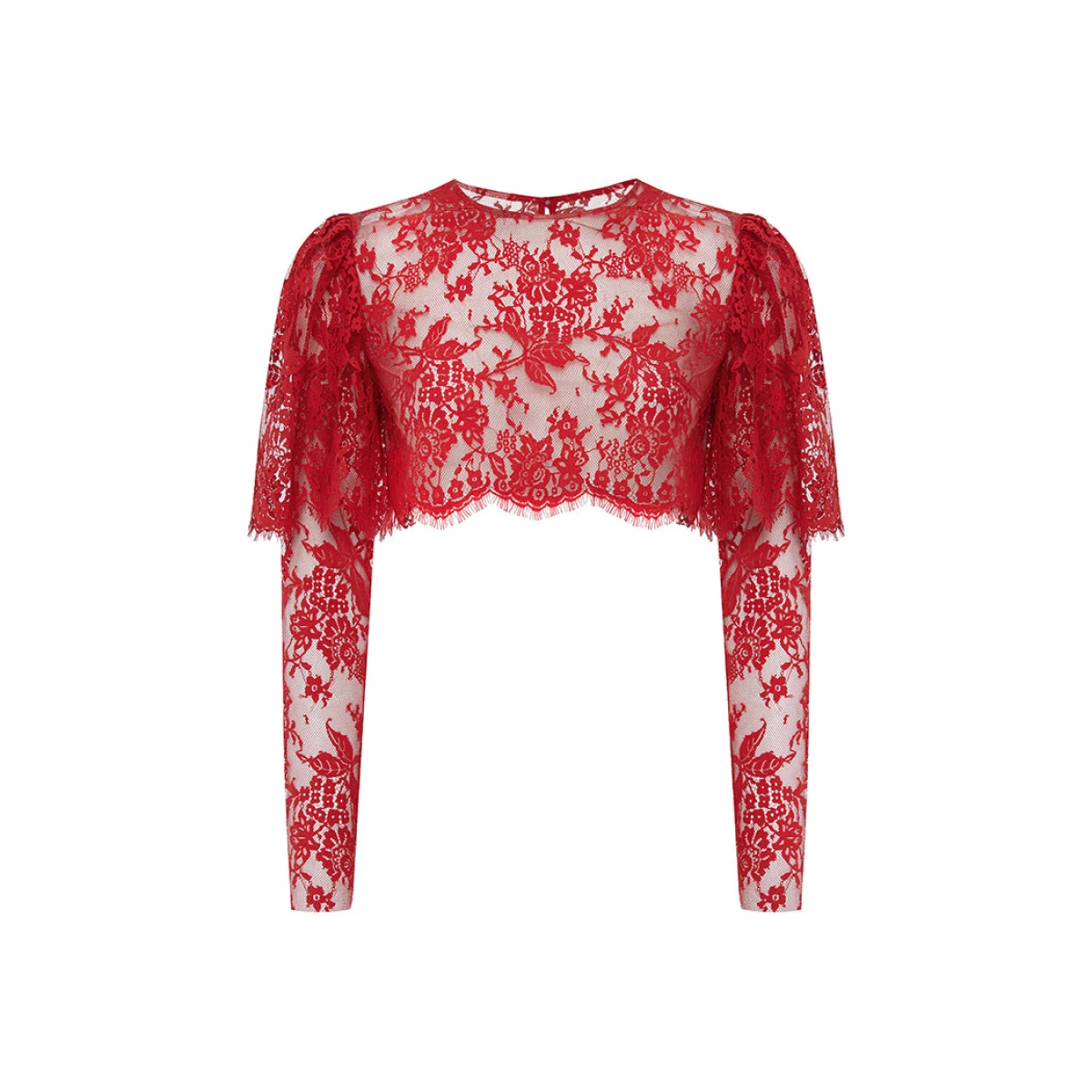 Rasario Lace Top – couture evening dress