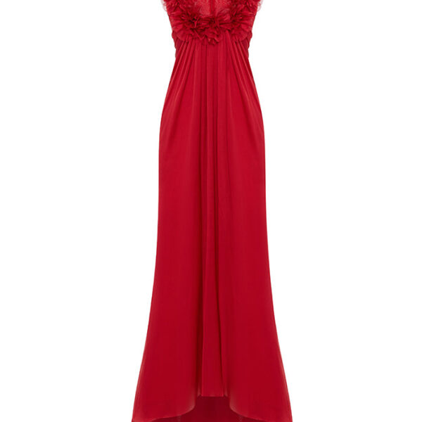 Rasario Draped Dress – couture evening dress