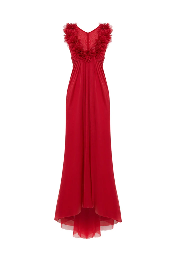 Rasario Draped Dress – couture evening dress