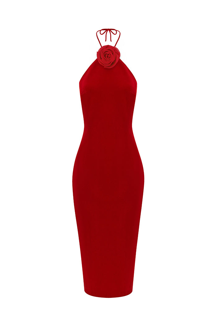 Rasario Velvet Dress – couture evening dress