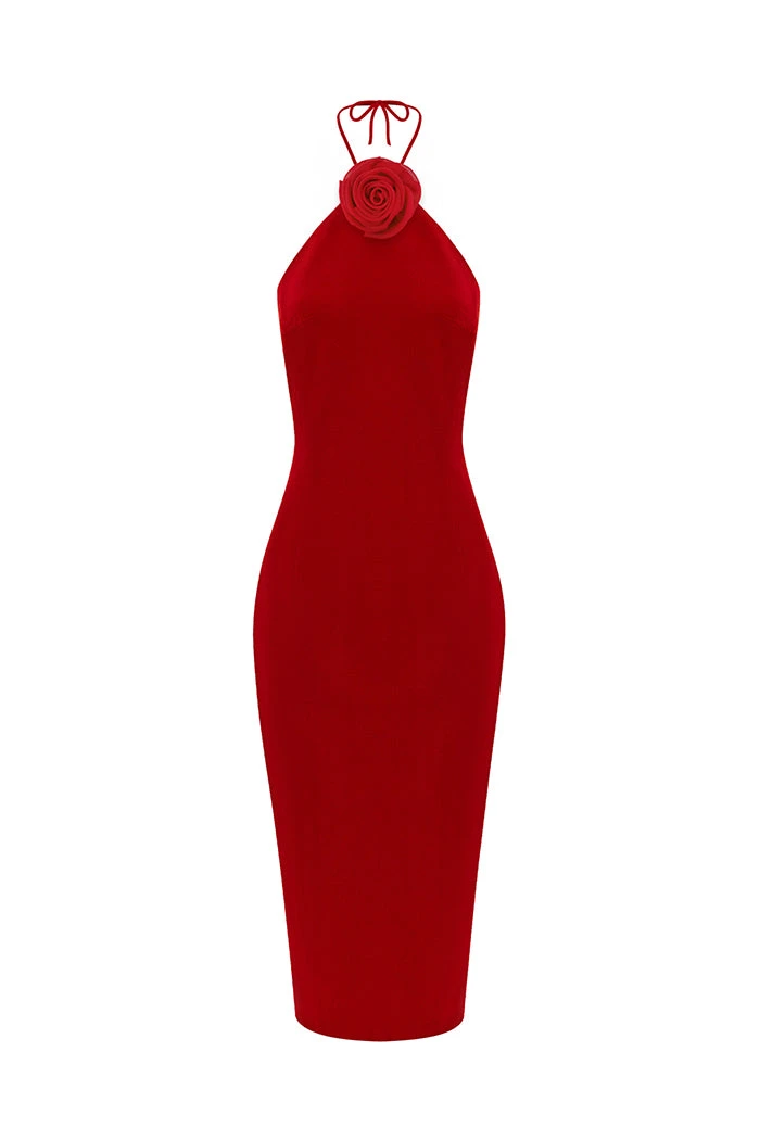 Rasario Velvet Dress – couture evening dress