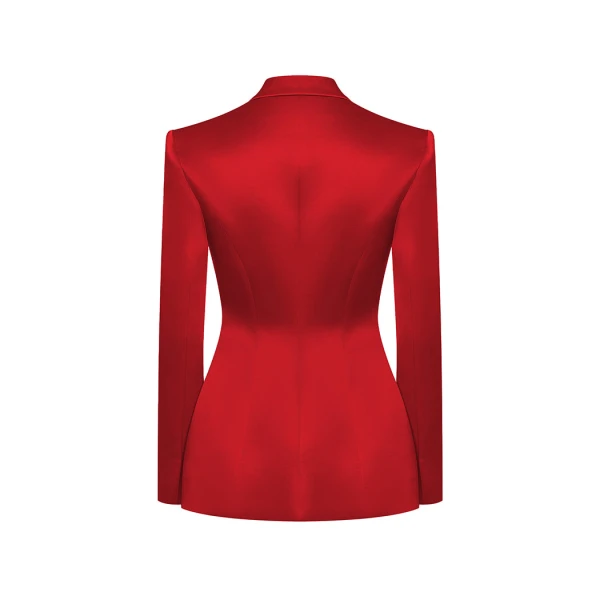 Rasario Satin Jacket – couture evening dress