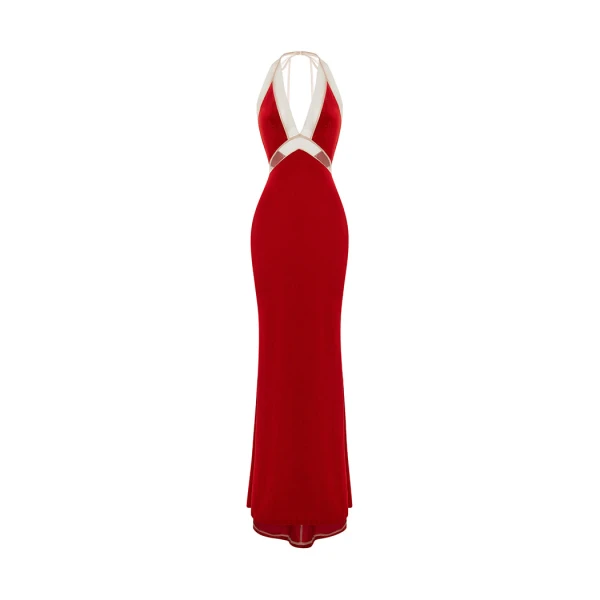 Rasario Velvet Dress – couture evening dress