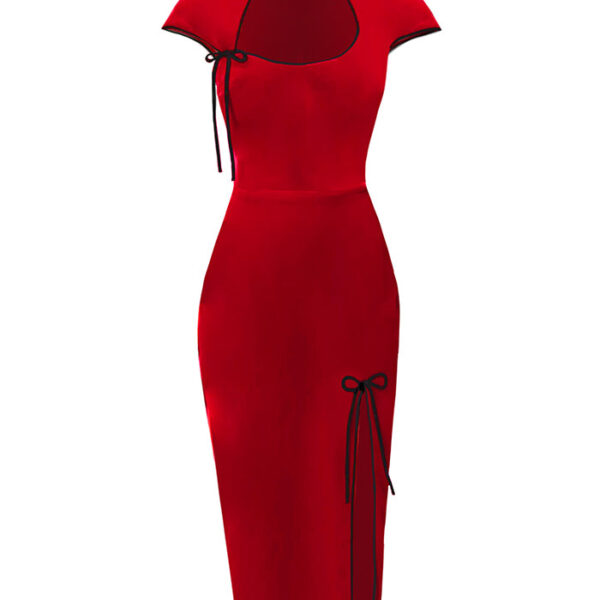 Rasario Velvet Dress – couture evening dress