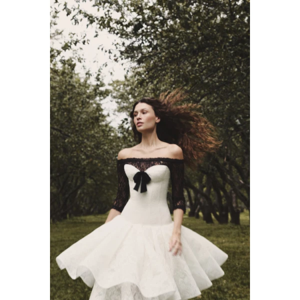 Rasario Midi Dress – couture evening dress