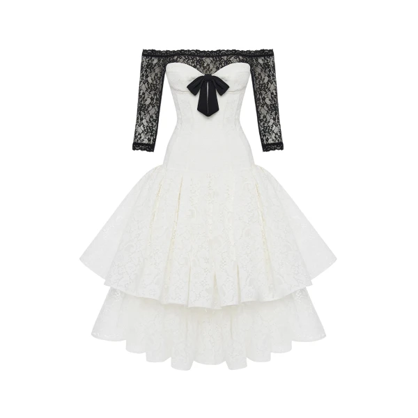Rasario Lace Dress – couture evening dress