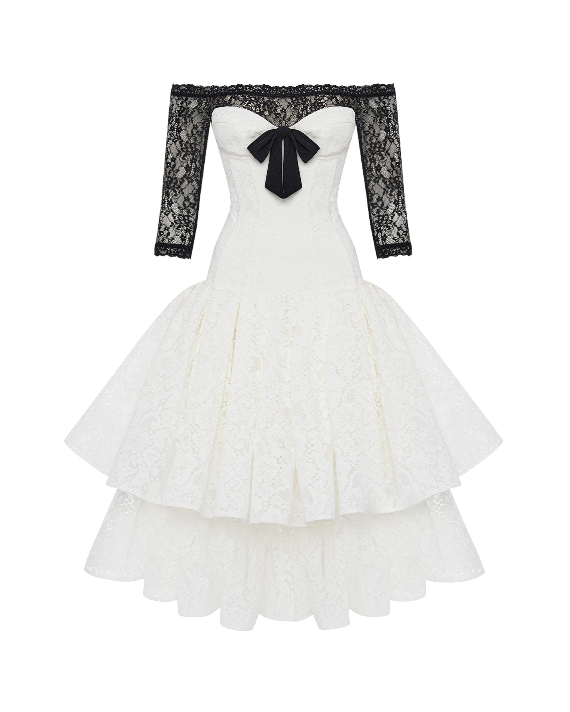 Rasario Lace Dress – couture evening dress