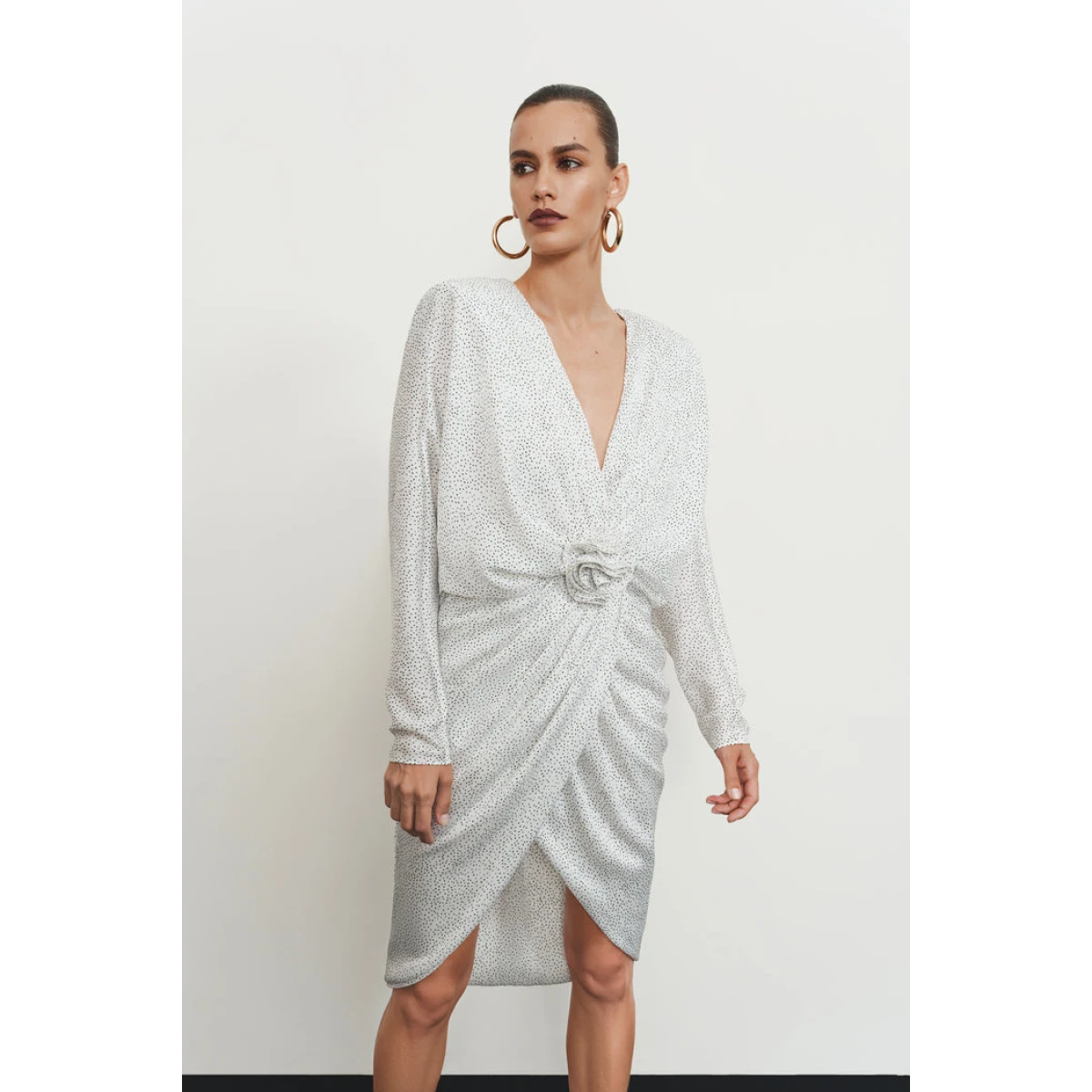 Rasario Midi Dress – couture evening dress