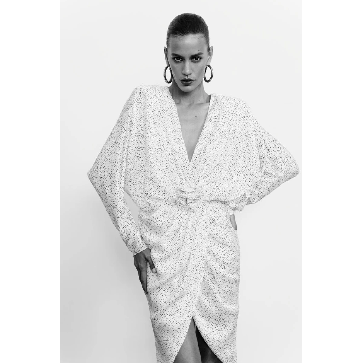 Rasario Draped Dress – couture evening dress