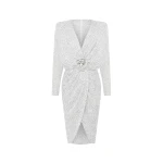 Rasario Draped Dress – couture evening dress