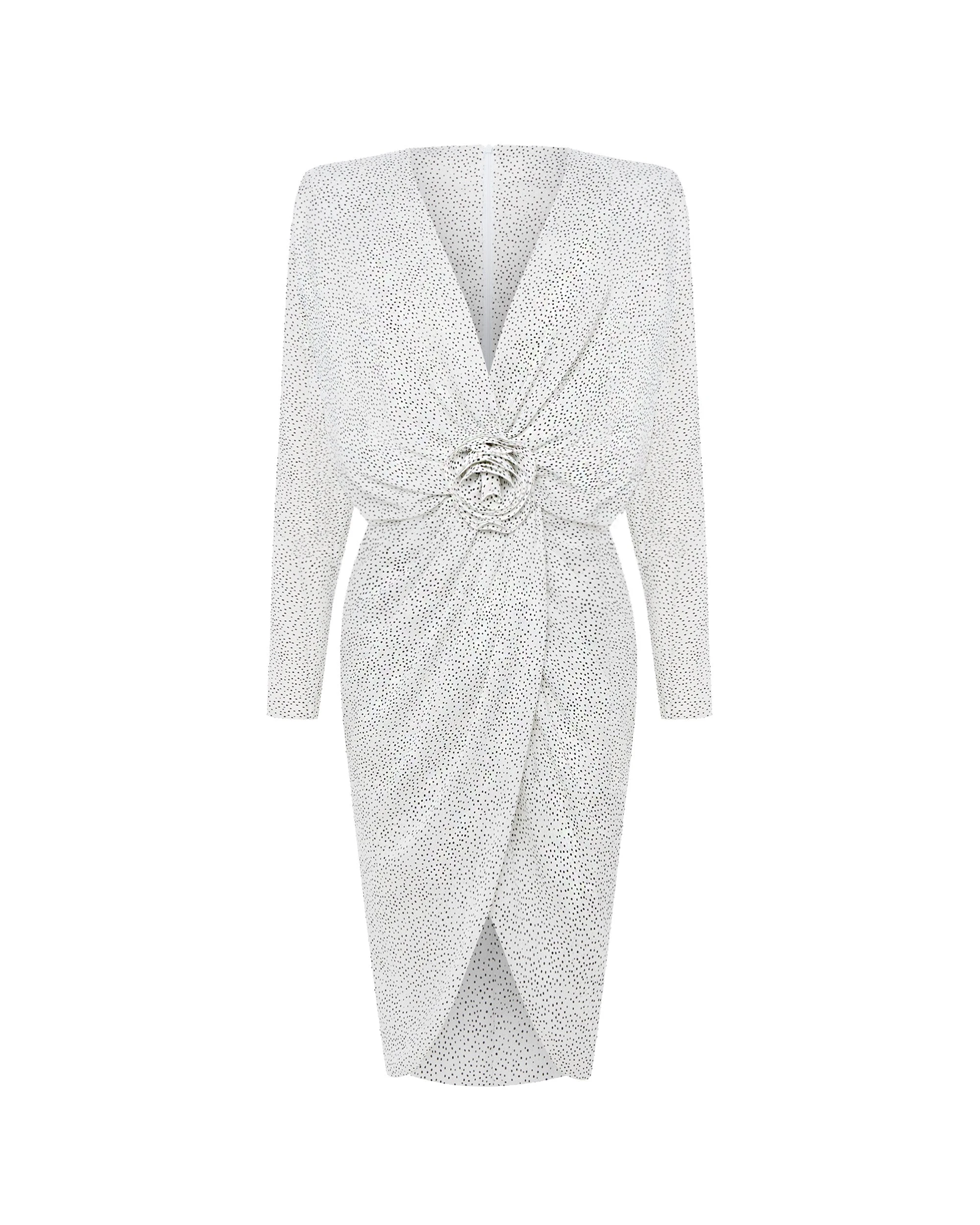 Rasario Draped Dress – couture evening dress