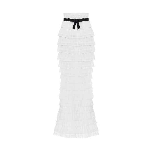 Rasario Lace Skirt – couture evening dress