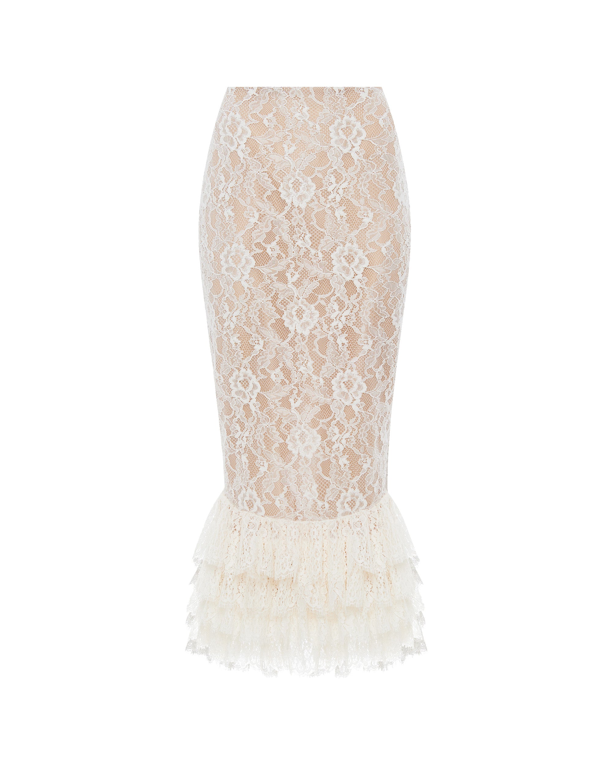 Rasario Lace Skirt – couture evening dress