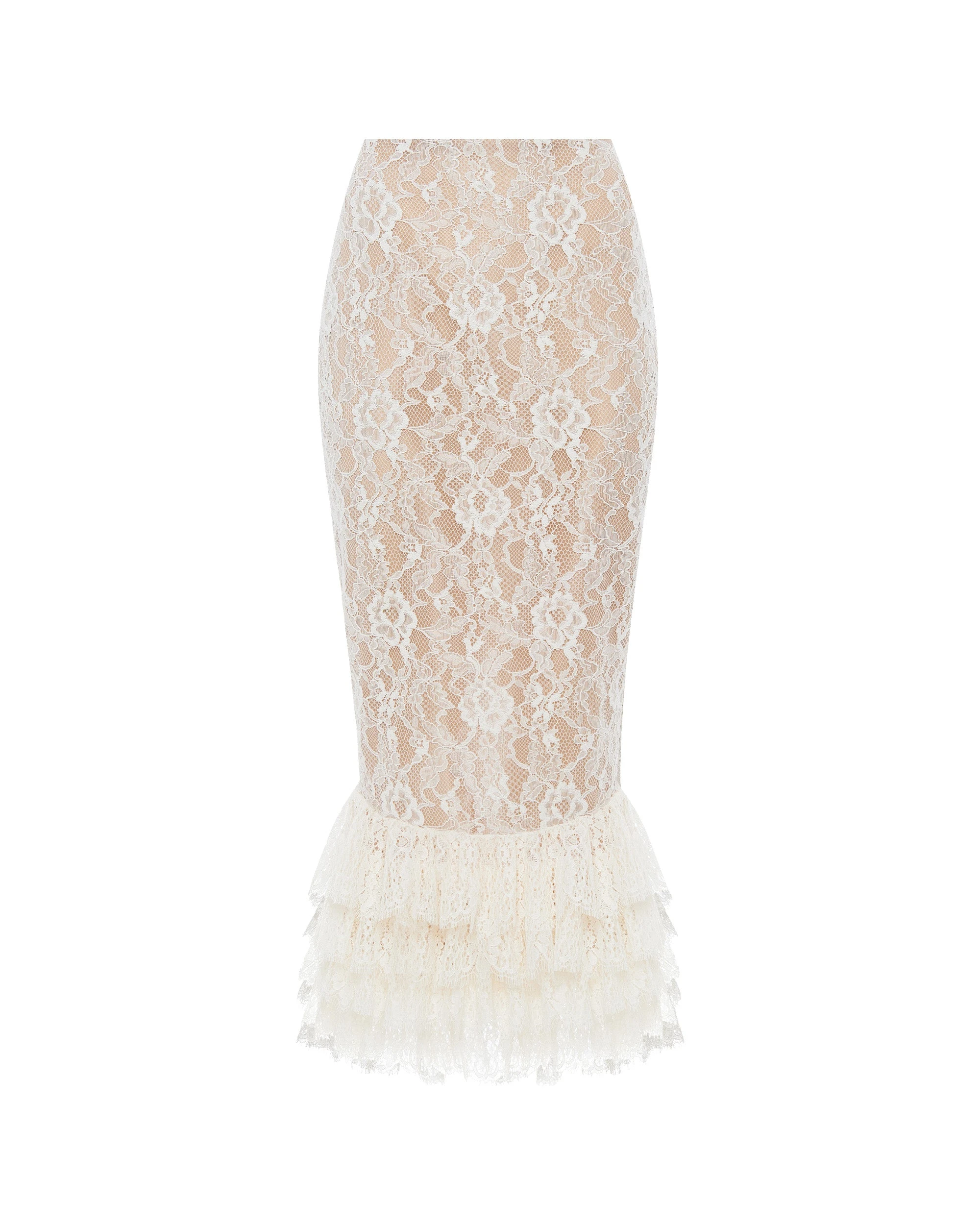 Rasario Lace Skirt – couture evening dress