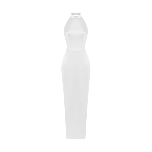 Rasario Satin Dress – couture evening dress