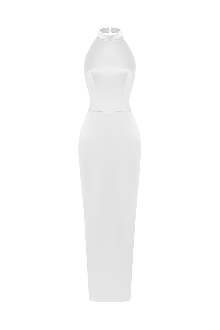 Rasario Satin Dress – couture evening dress