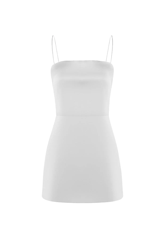 Rasario Satin Dress – couture evening dress