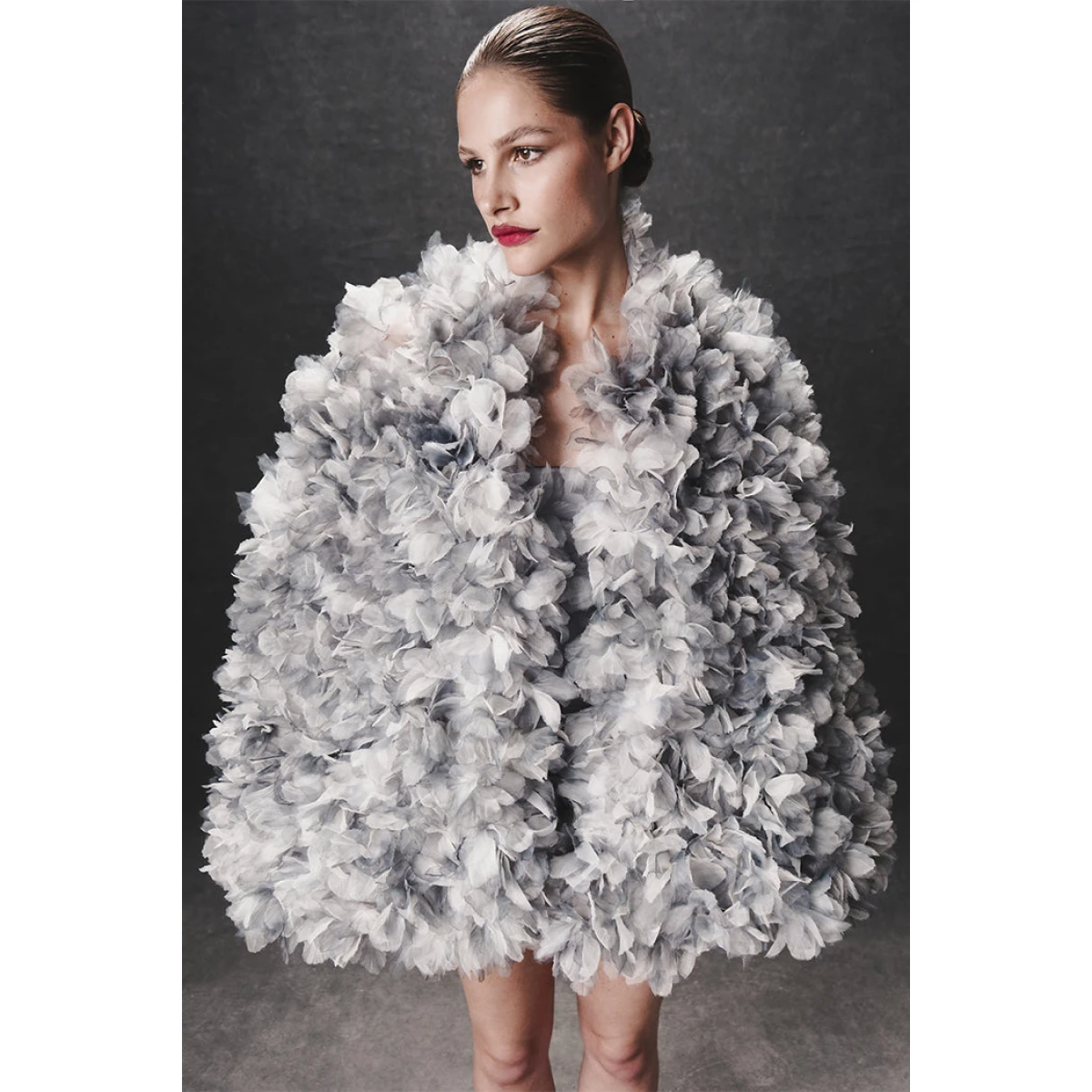 Rasario Cape – couture evening dress