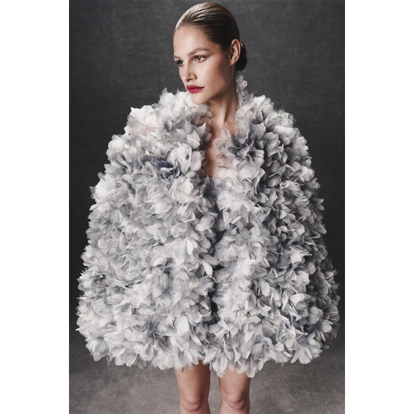 Rasario Cape – couture evening dress