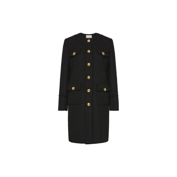 Rebecca Vallance Black Coats The Kimberly Coat in black radiates timeless sophistication