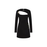 Rebecca Vallance Milena Mini Dress Rebecca Vallance Black Dresses The Milena Mini Dress in black infuses chic style with modern design. Tailored from bonded crepe