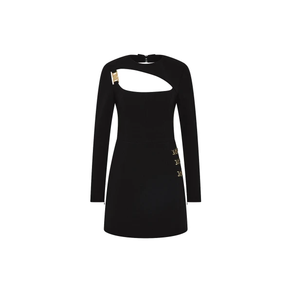 Rebecca Vallance Black Dresses The Milena Mini Dress in black infuses chic style with modern design. Tailored from bonded crepe