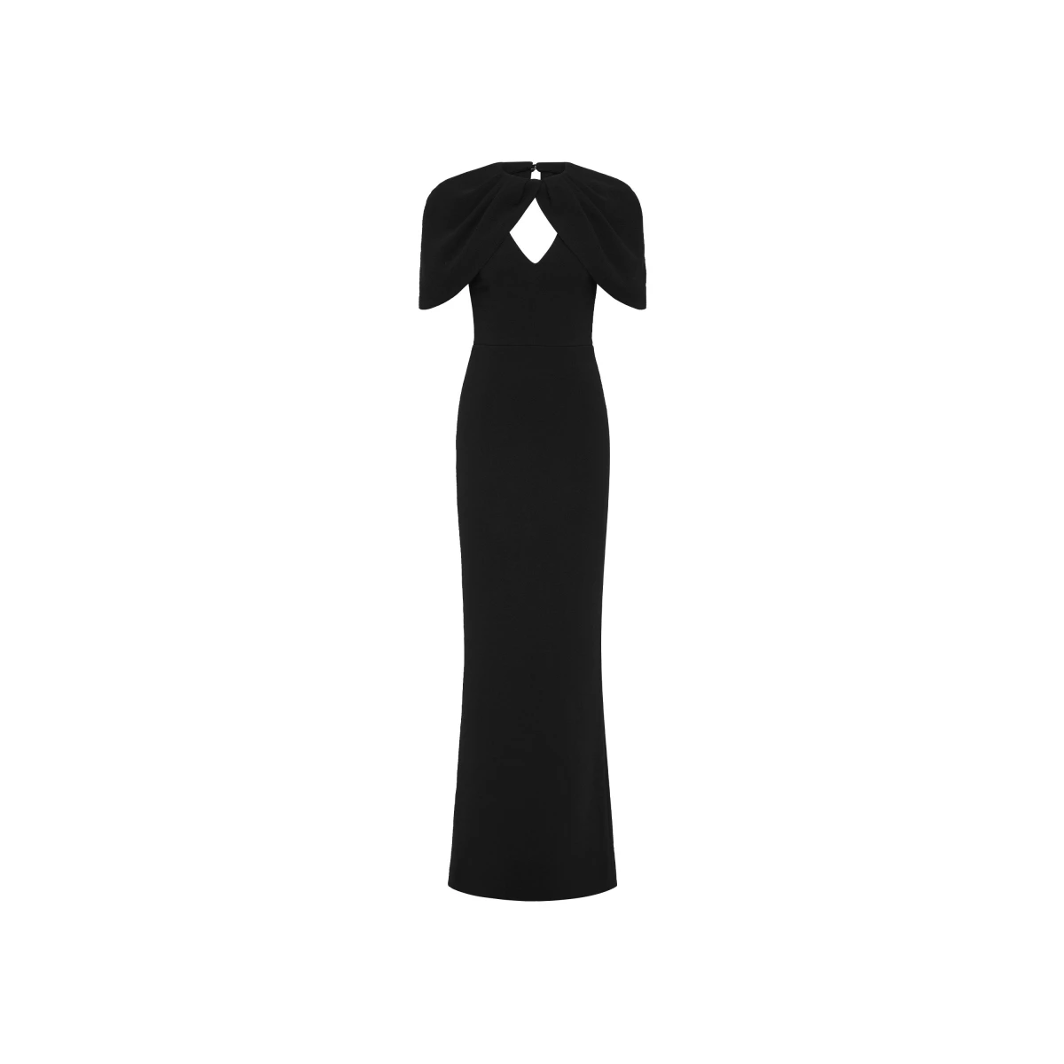 Rebecca Vallance Black Dresses The Cameron Gown in black epitomises timeless elegance. Tailored from bonded crepe