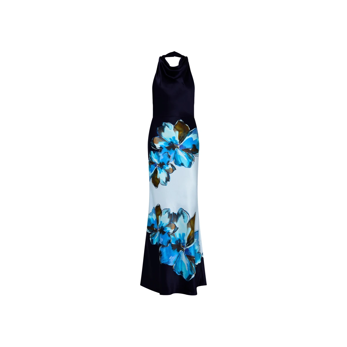 Rebecca Vallance Black Dresses The Cyran Maxi Dress harmonises sophisticated elegance with a modern floral print
