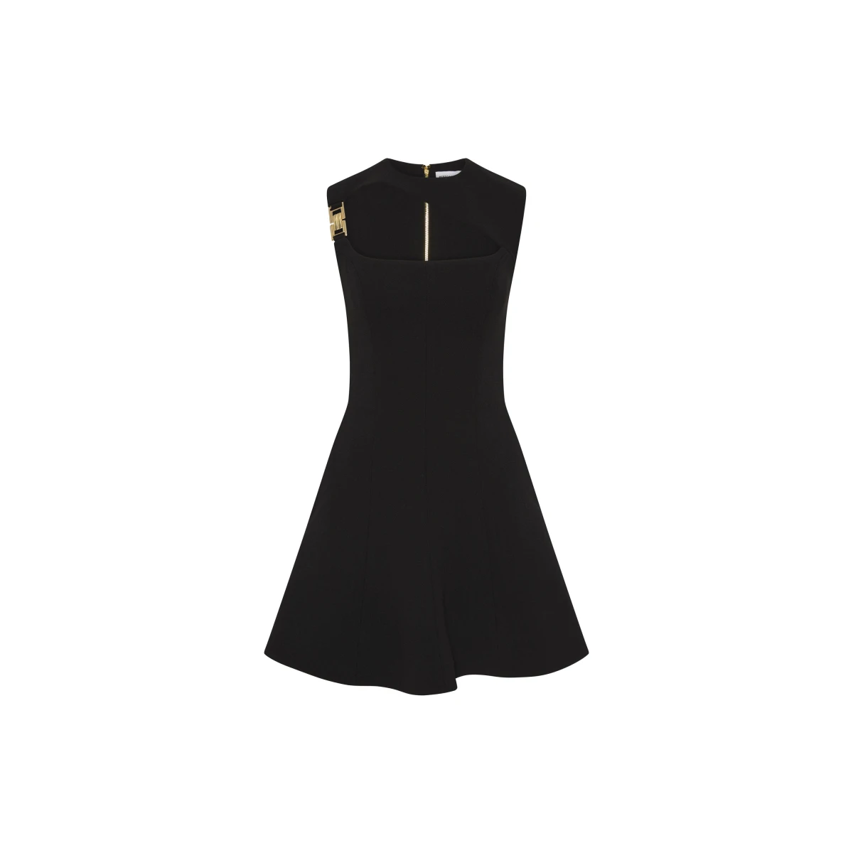 Rebecca Vallance Black Dresses The Freyja Cutout Mini Dress in black embodies class and timeless style. Tailored from bonded crepe